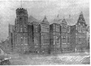 A photograph of the 1894 building taken from the 75th anniversary number of the magazine
