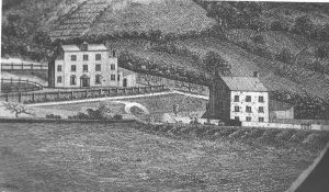 Thomas Rothwell’s 1791 engraving of Mount Pleasant, showing the site of the school
